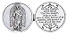 Saint Raphael Engraved Pocket Prayer Token