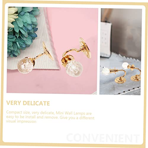 HANABASS 1 Par Casa De Boneca Luz De Parede Brilho Luz De Parede LED Decoração Luzes De Paisagem LED