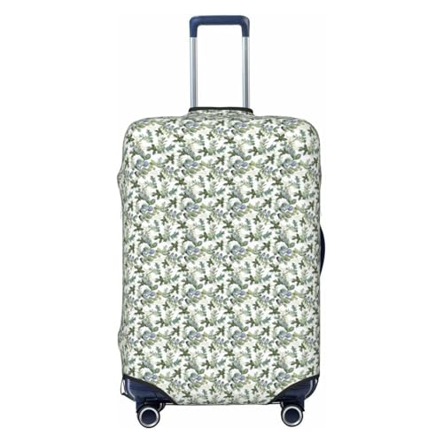 Housse de protection pour valise XL motif eucalyptus spéciale grand voyage