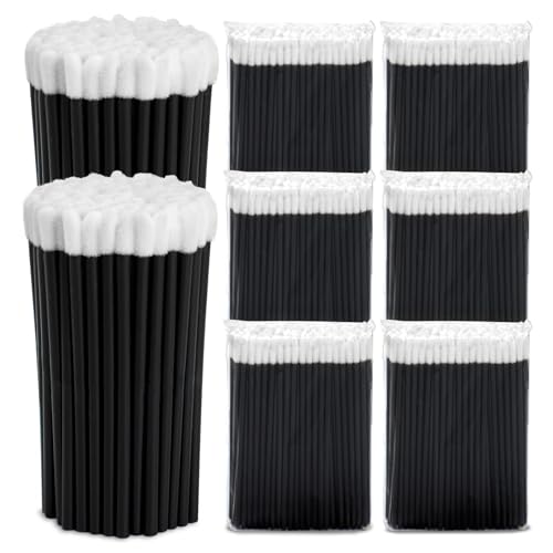 600Pcs Disposable Lip Applicators, Single Use Velvety Flocked Lip Brushes