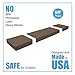 KidKusion Soft Seat Hearth Pad | Made in USA | Brown | 90