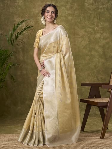 PAROKSH silver banarasi silk saree – image 5