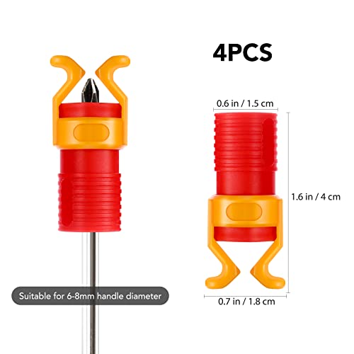 Tehaux S32K15869O4QK Abs Screw Holder Clamp, Screw Gripper Screw Holder For Drill Screw Holder Fits Screwdrivers Bit Diameter Of 6-8Mm thumb #3
