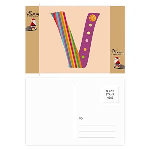 Cartes postales alphabet fruits oranges lot de 20 abecedaire original