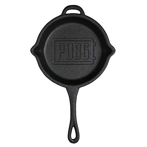 JINX PUBG 35,6 cm Schaumstoff-Bratpfanne, Maßstab 1:1, Requisite Replica, schwarz, 35,6 cm