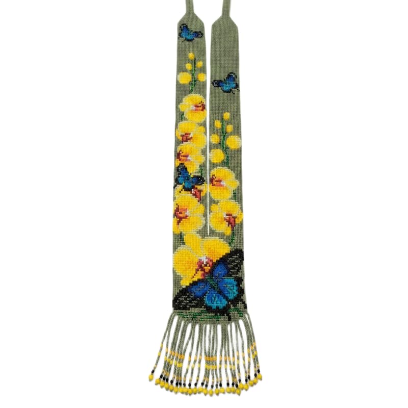 Collier ukrainien Gerdan perles multicolores, un bijou chargé d'histoire et d'émotion