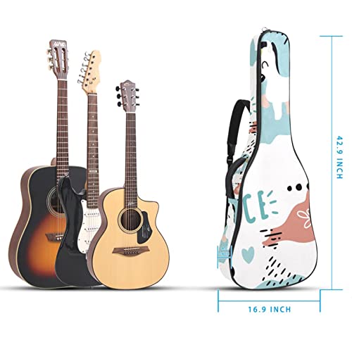 Housse pour guitare acoustique avec éléments dessinés à la main – 1 cm d’épaisseur – Housse de transport étanche – 101,6… - Les Beatles, Paul McCartney, John Lennon, RIngo Starr, George Harrison Housse pour guitare acoustique avec éléments dessinés à la main - 1 cm d'épaisseur - Housse de transport étanche - 101,6… – Image 6