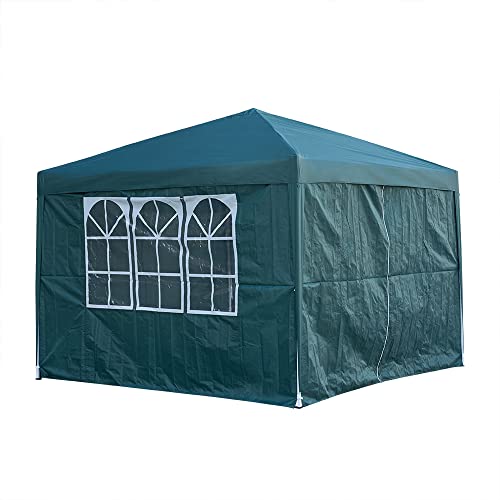Panana Pop Up Gazebo 8.2''x8.2'' Waterproof Outdoor Garden Marquee Awning