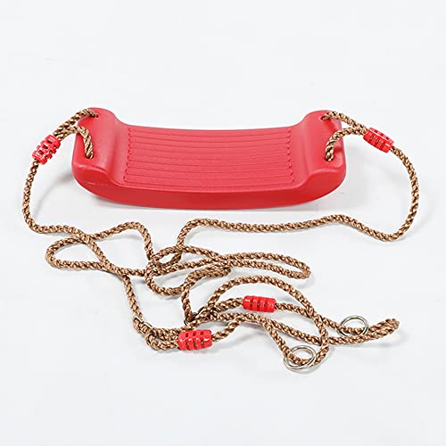 Newaner Schaukel Garten - Kinderschaukel Outdoor Indoor - Schaukelsitz Schaukelbrett Brettschaukel für Kinder zum Schaukeln - Höhenverstellbar - rutschfest -(rot)