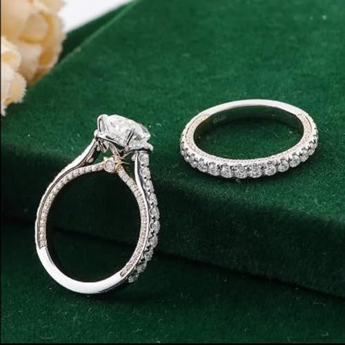 Bague de fiançailles moissanite cadeau idéal pour déclaration - 4