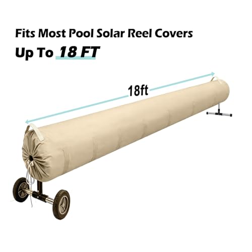 Funda Solar para Carrete de Piscina, Resistente al Agua y UV, 18FT miniatura 2