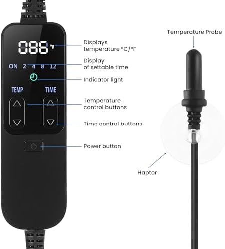 DXOPHIEX 5.5inch deep Reptile Light Fixture Reptile — detail view