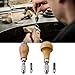 Wood Handle Pin Vises with Chucks Twisting Wire Wrapping Drill Tool for Home Repairs and Manual Drilling Tasks