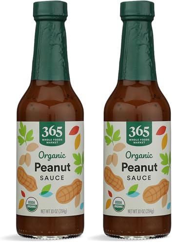 Image of 365 by Whole Foods Market, Organic Peanut Sauce, 10 Ounce (Pack of 2)