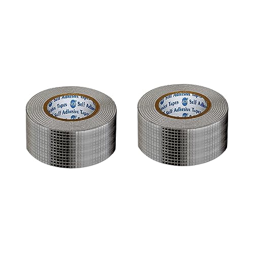 VCR Butyl Tape - 5 Meters in Length 48mm / 02" Width - 1 Roll Per Pack - Butyl Tape for Pipe and Water Leakage, Aluminium Rubberised Tape, Waterproof and Weatherproof Tape, Grey product image 9