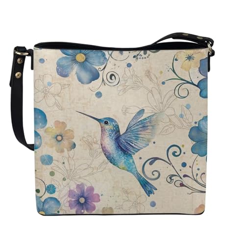 Women's Leather Handbags Designer Tote Purse Bucket Bags Oversized Large Shoulder Bag with Handle Pockets - Main Image