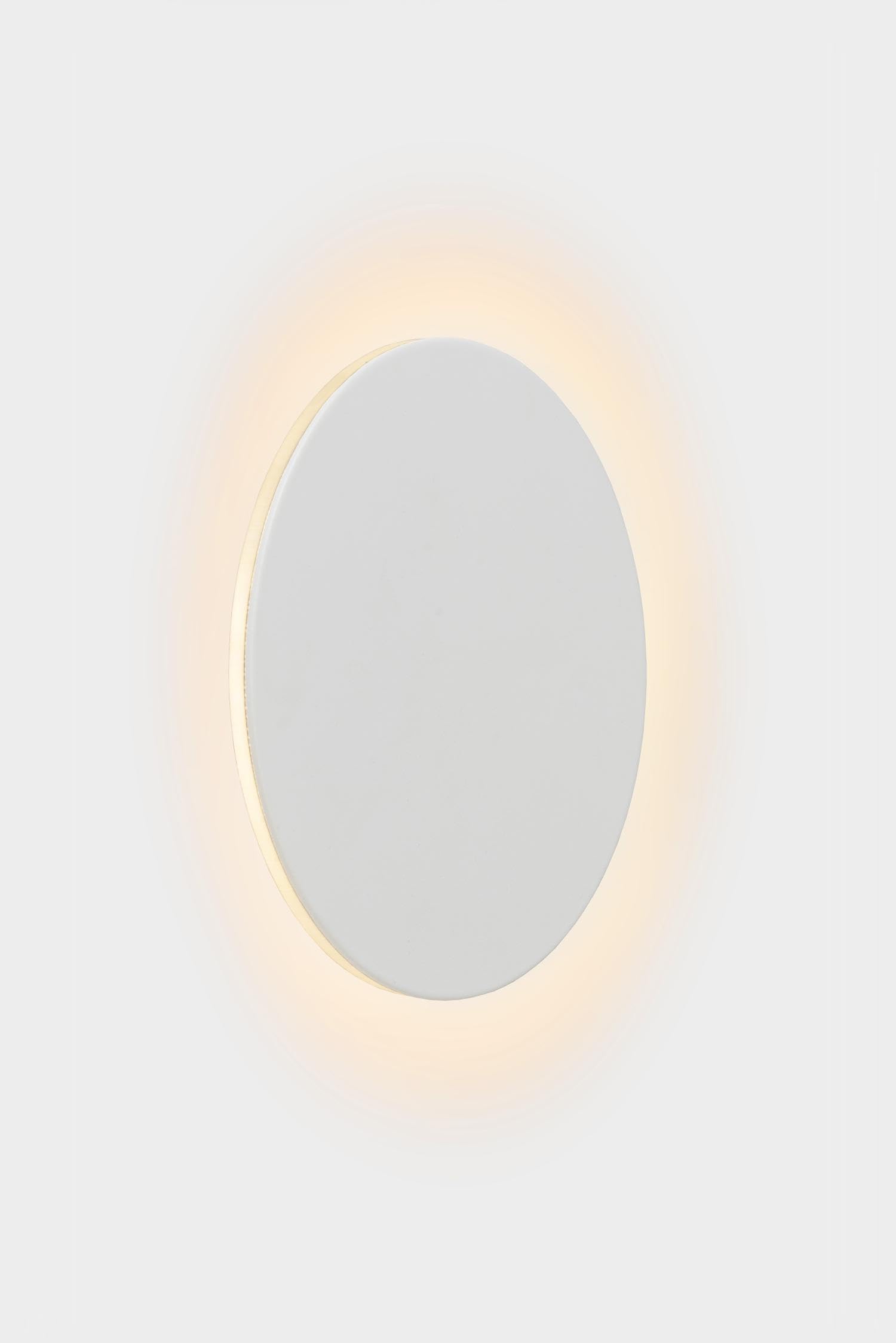 LUCIDE EKLYPS LED - Wandleuchte - Ø 15 cm - LED - 1x7W 3000K - Weiß
