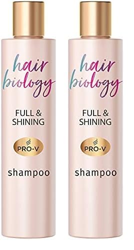 Hair Biology Full & Shining Shampoo, Für Feines Oder Dünner Werdendes Und Coloriertes Haar, 250ml (Packung mit 2)
