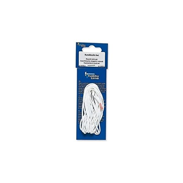 GLOREX 6 8621 3 Kerzendocht GrÃ¶Ãe, 3 m, weiÃ, Taille 11 – Bild 3