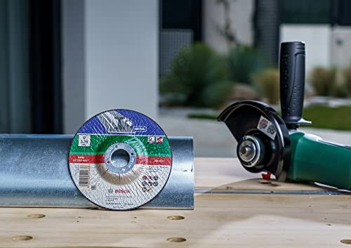 Bosch 5-Piece Cutting Disc Set with Depressed Centre for Metal D= 125 mm