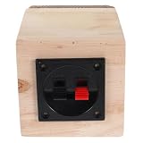 Chiarezza audio impareggiabile: grazie alla sua solida struttura in legno, questo alloggiamento per altoparlanti offre una qualità del suono eccezionale per aggiornamenti di casse acustiche per auto, contenitori acustici in legno, casse acustiche universali