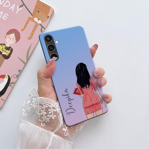Image of COLORflow Back Cover Compatible with Samsung Galaxy S23 FE 5G | Professional Girl Color Customized Back Cover Compatible with Samsung Galaxy S23 FE 5G