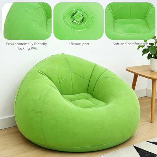 Puf hinchable sillón sofá de playa de aire impermeable para viajes y camping 5