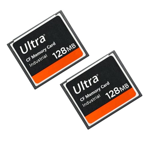 Carte mémoire flash compacte CF 128 Mo lot de 2 pour reflex