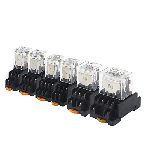 Relais MY4P HH54P MY4NJ mini interrupteur bobine AC 220V avec socle