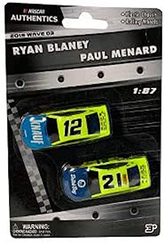 NASCAR AuthenticsRyan Blaney Paul Menard 1:87 Two-Pack 2019 Wave 3