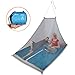Produktbild Dimples Excel 2 Person Camping Mosquito Net Outdoor Travel Insect Mosquito Netting, Triangle Fly Screen, Insect Protection with Hanging Kit and Carry Bag (2 Person Mosquito Net)