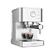 Produktbild Klarstein SteelPresso Siebträgermaschine  20-Bar, 1350 W, Edelstahl, Dampf-Funktion, 1,5-L-Wassertank, Kompaktes Design, Mechanische Steuerung, Warmhalteplatte