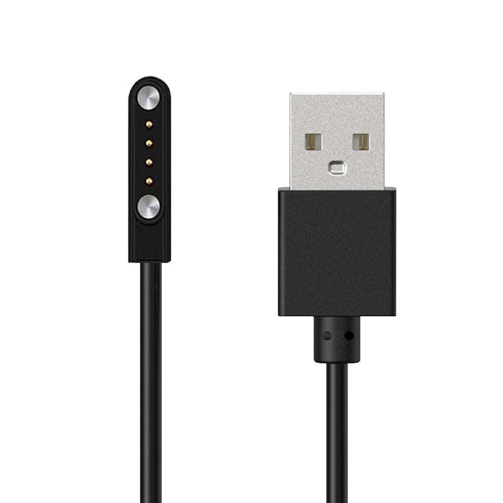 Acinkeety Magnetic Charging Cable USB Dock Adapter Line Power Supply Cord for P03/MT1 4pin 9mm 3.0 Space Smartwatch USB Charging Cable 4pin 9mm 3.0 Space Adapter Cord