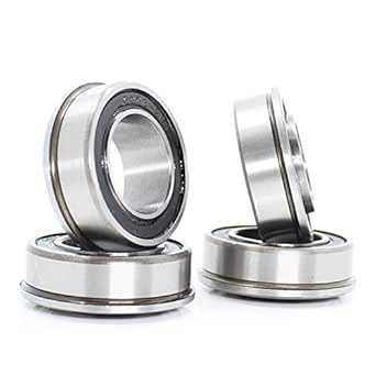 Cuscinetti A Sfera Con Flangia F6003-2RS - 20x35x11mm, 4 Pezzi, Per Carrelli E Utensili - Foto 2