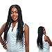 Micro Million Braid Wig - Black - 22 Inches