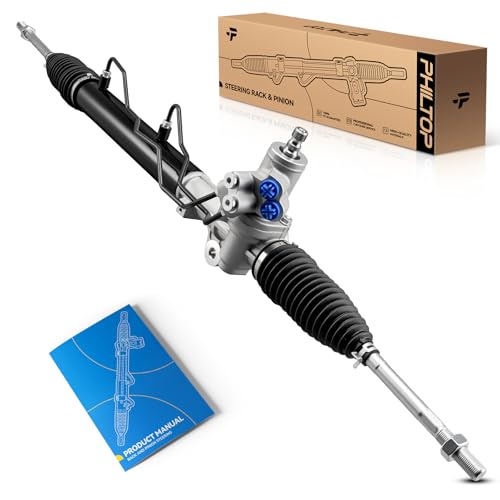 PHILTOP Power Steering Rack and Pinion Compatible with Infiniti I30 2000-2001, Nissan Maxima 2000-2001, Maxima GXE 2002-2003 All Models, Hydraulic Rack and Pinion Replace 26-3016
