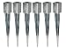 Produktbild BURI 6X Einschlagbodenhülse verzinkt 91x91x750mm Einschlaghülse Bodeneinschlaghülse