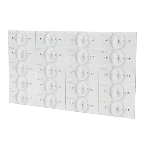 Fafeicy Kit de Reparación de TV LED con Cuentas de Lámpara SMD, Placa Base de Aluminio con Alto Brillo para Mantenimiento de Pantalla de 32-65 Pulgadas