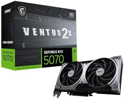 MSI GeForce RTX 5070 12G VENTUS 2X OC グラフィックスボード VD9071