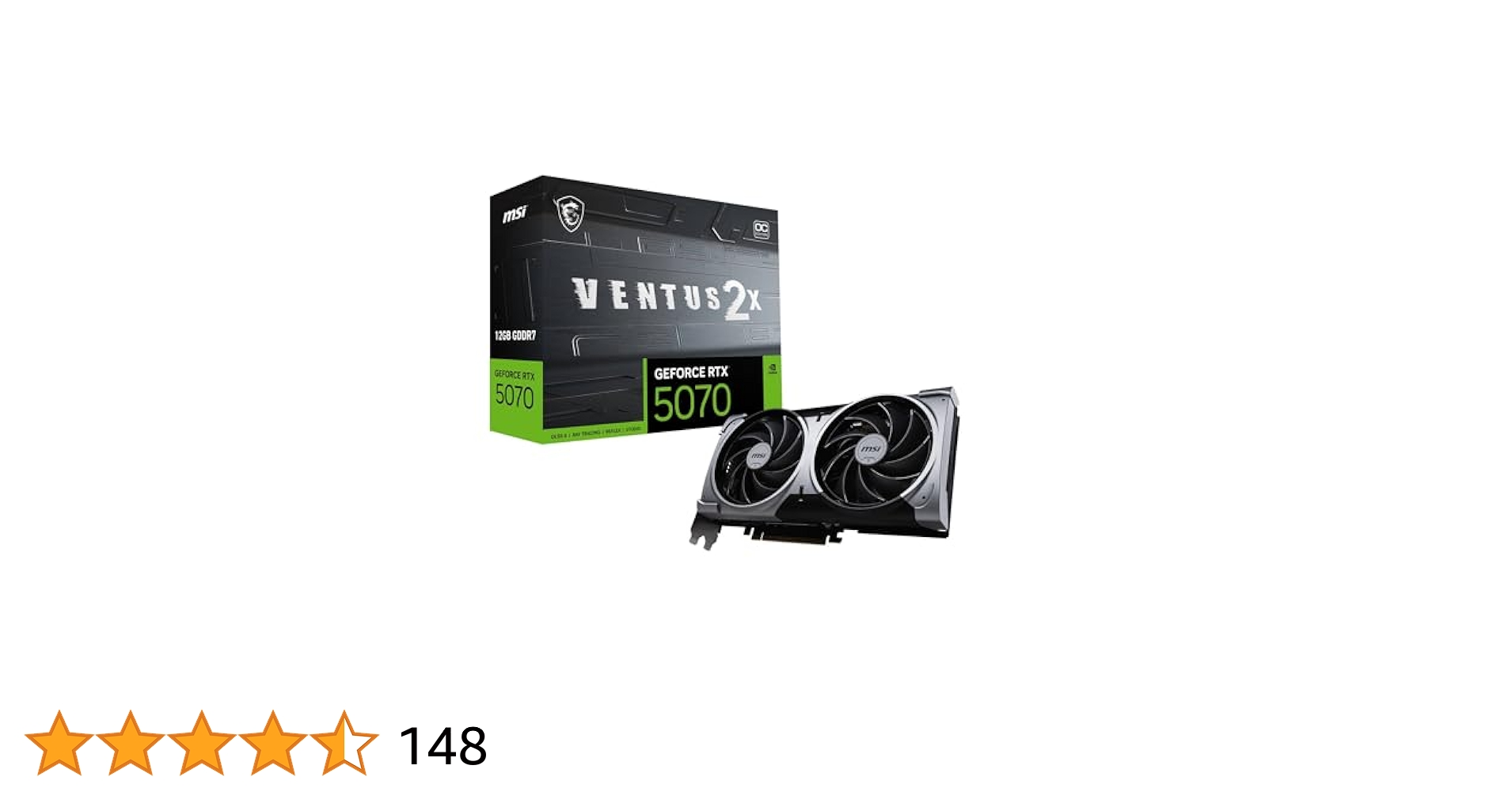Amazon.co.jp: MSI GeForce RTX 5070 12G VENTUS 2X OC