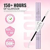 uCoolMe Flora Lash Clusters Kit 8-18mm Hybrid Volume Wispy Eyelash Clusters Kit D Curl - WideSpan 0.05mm Ultra-Thin Black Band - Image 7