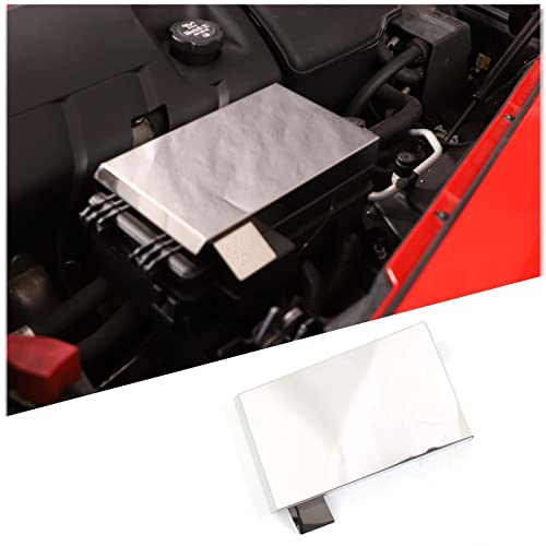 Image of Engine Bay Panel Cover for C6 Corvette 2005-2013, Stainless Steel Rear Engine Cover Guards Protector Splash Shield, Fuse Box Cover (Type B Fuse Box Cover)