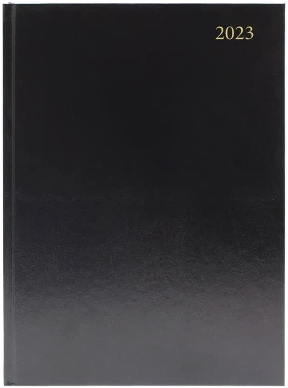Top Sale 2023 Day Per Page A4 Yearly Diary with Appointment - Black