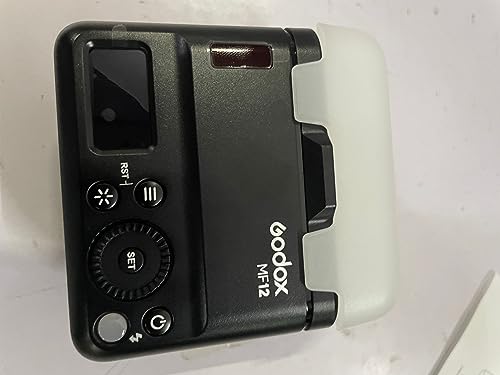 غودوكس MF12 ماكرو فلاش 2.4G لاسلكي للتحكم في ناقل الحركة رقم 16 وضع TTL M مع فلتر ملون، حذاء بارد لصور النباتات والحشرات والطعام والمجوهرات والتصوير ماكرو