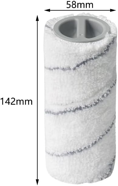 Compatible for Karcher，FC3 FC3D FC5 FC5D FC7 Electric Floor Cleaner Replacement Microfiber Rolling Brush Bar Vacuum Cleaner Parts(B 2pcs)