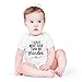 AW Fashions I Have More Hair Than My Grandpa Baby Bodysuit Funny Adorable Newborn Romper Unisex Boys Girls (Newborn, White)