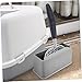 ibasenice Litter Scoop Holder and Stand Multi-Functional Litter Shovel Container for -up Compatible Standard Scoops Keeps Floors Tidy and Organized Base