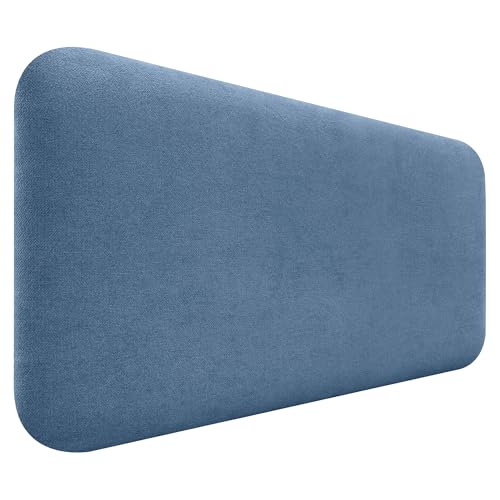 DHOME Cabecero Tapizado Liso Redondeado