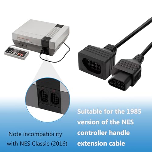 Dorwrnln Extension Cables 7P For Nintendo Nes Classic Controller thumb #4