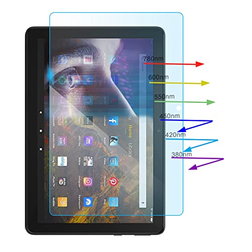 Protector de pantalla anti luz azul para Fire HD 10 2 piezas